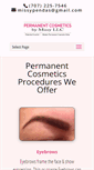 Mobile Screenshot of permanentcosmeticsbymissy.com